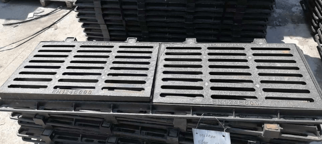 中原镇球墨铸铁连体双篦展示